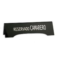 PLACA RESERVADO CAMARERO