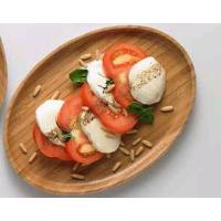 WOOD FUENTE OVAL 28.5X21.5CM